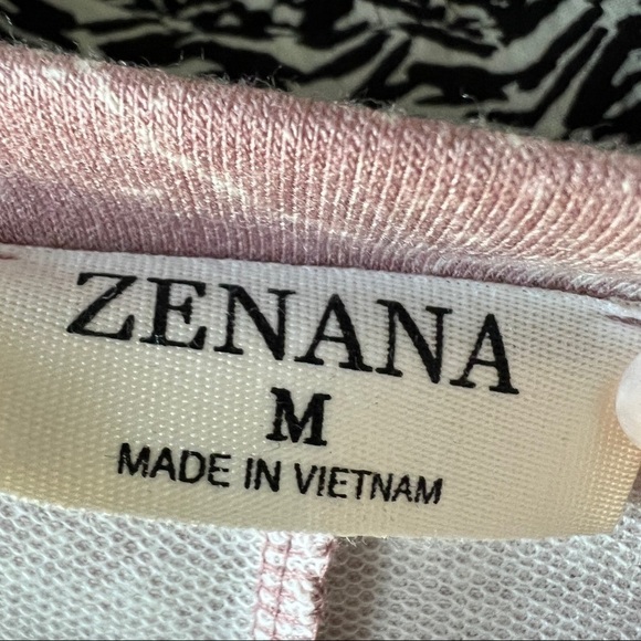 Zenana long sleeve Tunic Blouse Size M - Picture 9 of 10